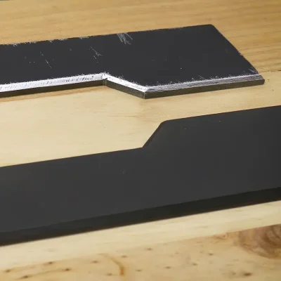 Acabado pintado de los escudos de aluminio