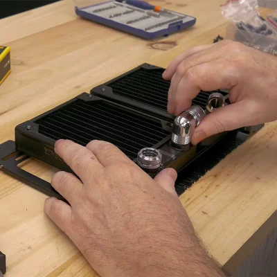 Conexion puente entre los dos radiadores