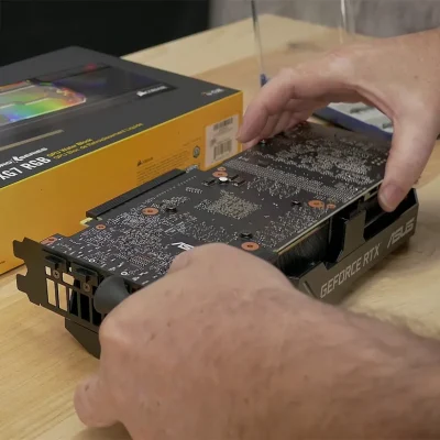 Desmontaje de la tarjeta GEFORCE RTX 2080 super