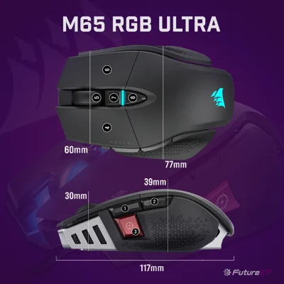 Medidas CORSAIR M65