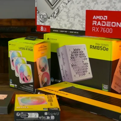 Ventiladores, fuente de alimentación RM850e y GPU