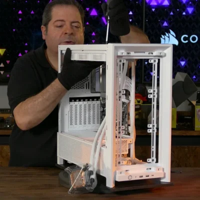 Instala el radiador en la parte superior