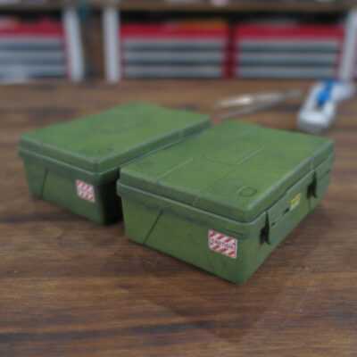 Pintura las cajas de munición 