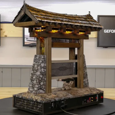 Vista de la parte trasera del PC de Sekiro