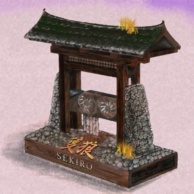 Boceto inicial de aspecto del mod con los acabados