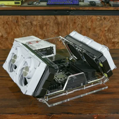 Vista de la parte trasera del PC