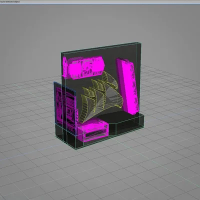 Base del diseño del PC mod Corsair Z1
