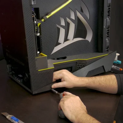 Cubiertas de la base del PC mod Z1 de Corsair