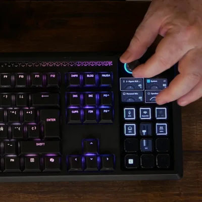 Control por dial del Stream Deck del Galleon 100 SD
