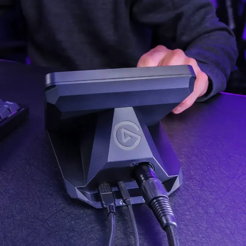 Vista del XLR Dock MK.2 en un Stream Deck +